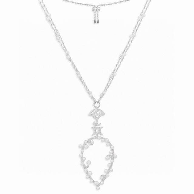 Apm Pearl Teardrop Necklace - Luxurious Necklace With A Pearl Design, Perfect Fo