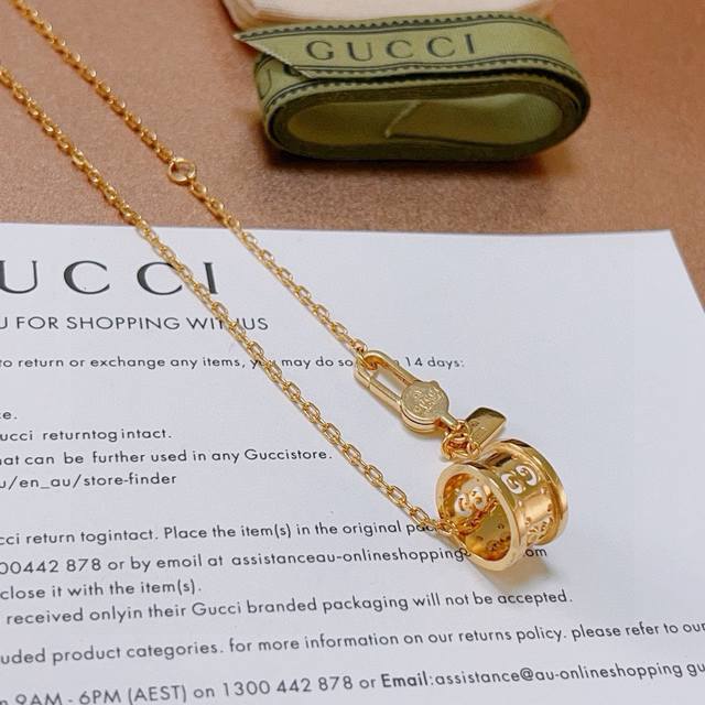 New Arrival Gucci Necklace Latest Model With Higher-Grade Chain, Celebrity-Style