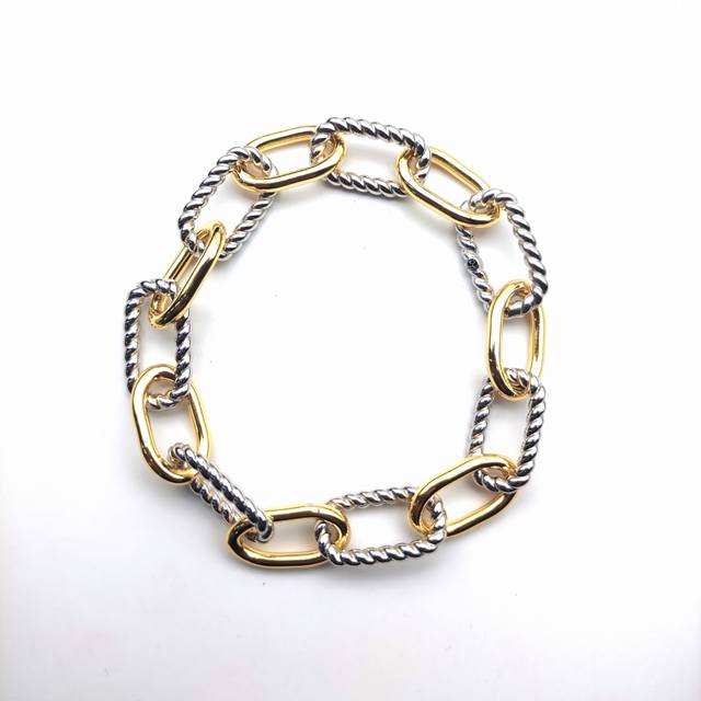 David Yurman Madison Chain Multi-Ring Color-Block Bracelet. Size: 21Cm. Item Num