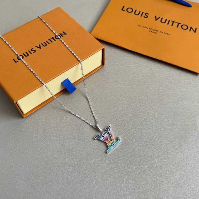 Lv Necklace Louis Vuitton Authentic Material, Hot-Selling Design, Unique Retro-F