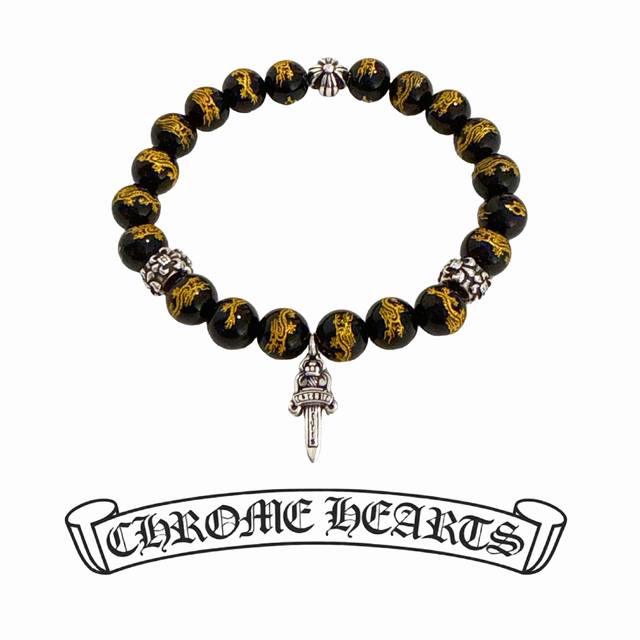 New Arrival, Store-Quality Chrome Hearts Classic Retro Multi-Element Dragon Asce