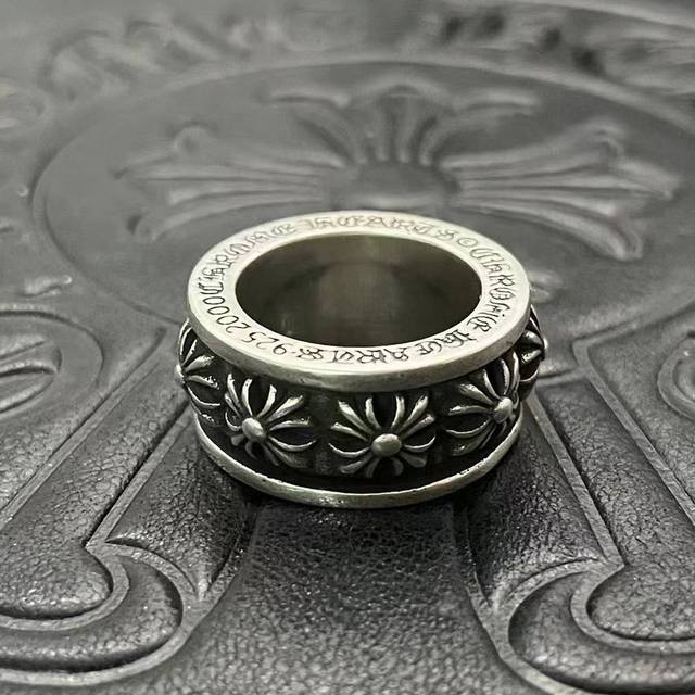 Chrome Hearts High-End Rotating Cross Flower Ring Size: 7-11 Product Code: Cj076