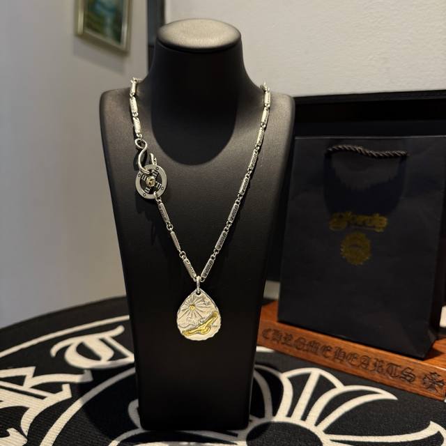 New Arrival Goro's Takahashi Gor Golden Eagle Silver Coin Pendant, Takahashi Cla