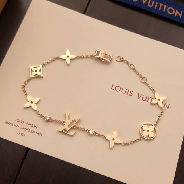 Premium Edition Louis Vuitton Letter Multi-Flower Lv Bracelet Louis Vuitton Brac