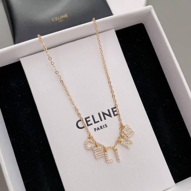 C Full-Diamond Letter Necklace: Chanel Necklace Featuring The Iconic Logo, Timel