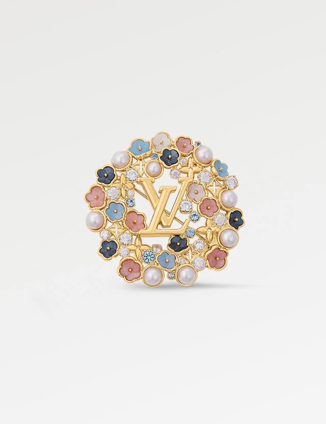 New Original Stock Lv Brooch, Louis Vuitton Brooch, Same Material As The Store,
