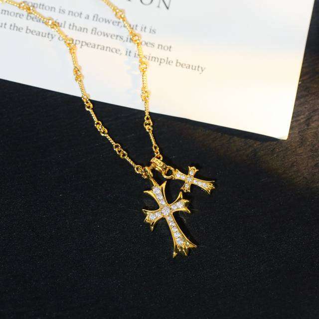 Chrome Hearts Cross Heart Jewelry Is A Popular Item, With Basic Elements Featuri