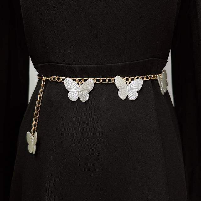 Large Butterfly Pendant Waist Chain