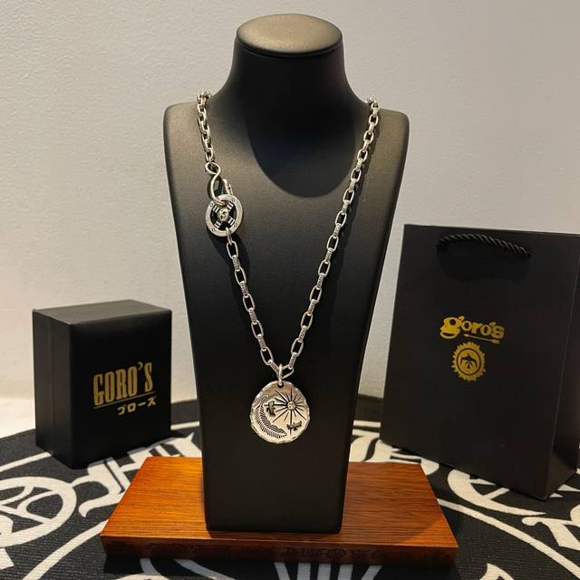 New Arrival Goro's Takahashi Gor Silver Eagle Pendant, Takahashi Classic Bamboo-