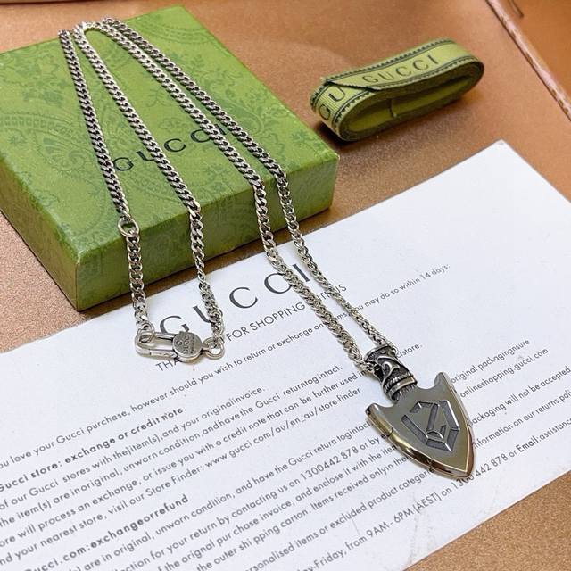 So Stylish! Gucci Necklace 2025 Latest Model With A Higher-Quality Chain, Celebr