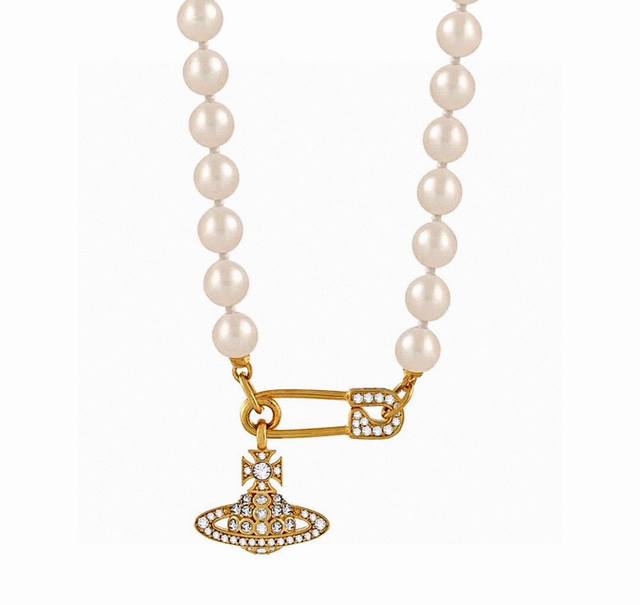 New Arrival: Queen Of The West Embedded Brooch Brooch Planet Pearl Necklace Abso