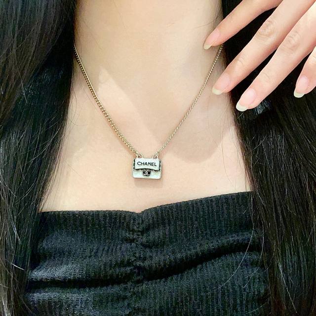 Chanel Handbag Letter Double C Necklace