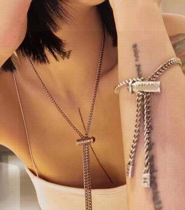 Chanel Double C Letter Latest Fashion Adjustable Necklace, Ultra-Unique And Vers