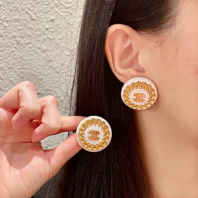Chanel Classic Double C Earrings In Three Colors