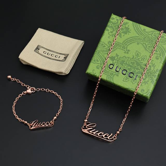 Necklace 100 Bracelet Gucci Handwritten Gucci Logo Bracelet