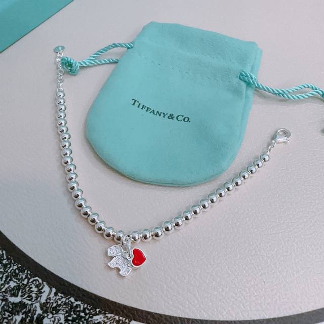 Tiffany & Co. Official Store Premium Silver Version Bracelet, Celebrity-Inspired