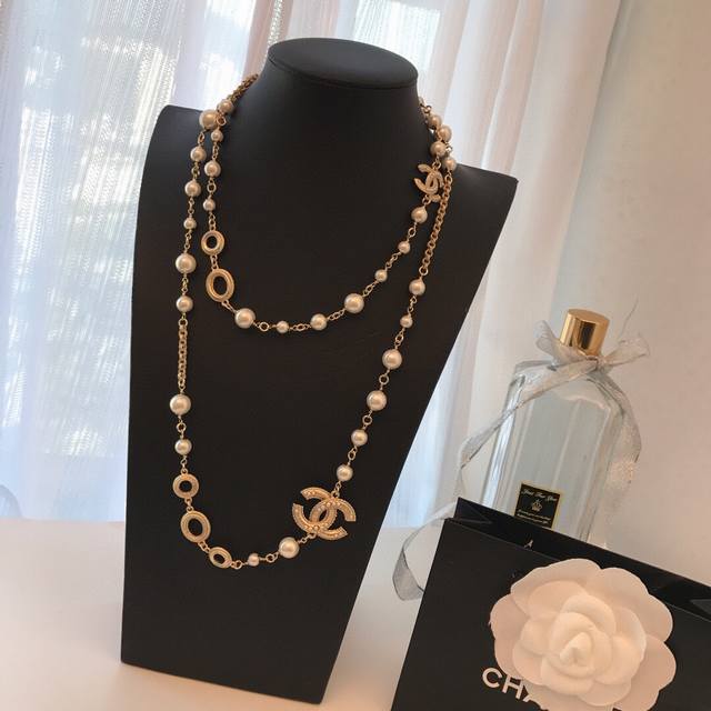 Id Xxl0811 Pearl Sweater Chain A Must-Have For Pearl Enthusiasts. Size, Color, M