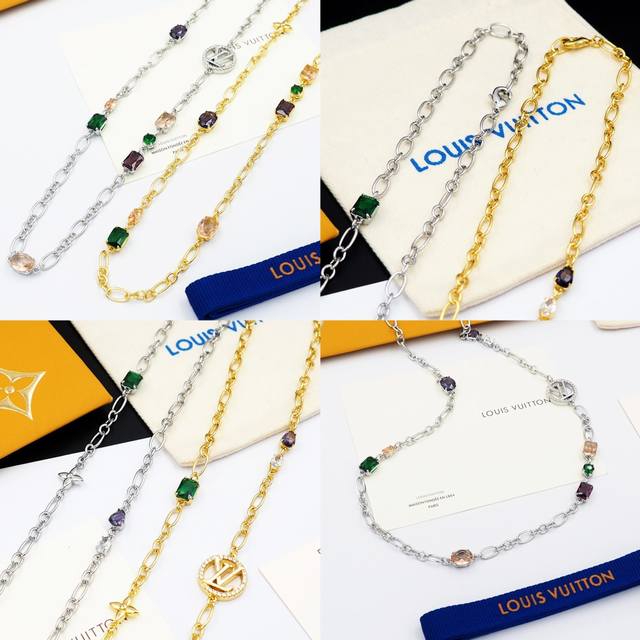 Donkey House Heiroom Long Necklace Features A Dazzling Chain Arrangement With Mo