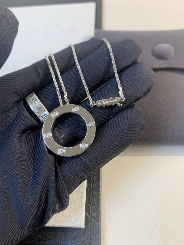 Love Six-Diamond Pendant Necklace Women Can Never Have Enough Jewelry. Kaka's Je