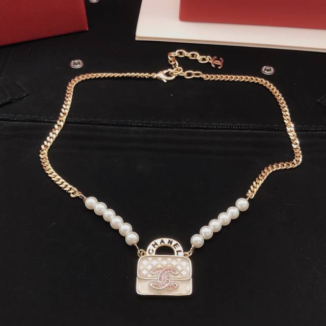Id Xxl0344 Ch*Nel Latest Handbag Necklace, Consistent Zp Brass Material
