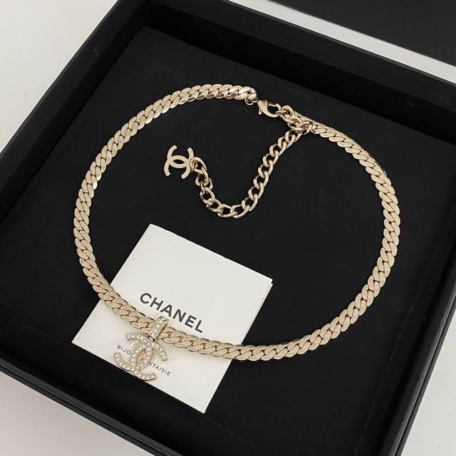 Sku Xxl0322 C-Brand Snake Bone Chain Cc Necklace Same Material High Quality