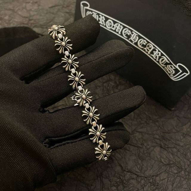 New Arrival, Counter Quality Chrome Hearts Cross Heart Classic Vintage-Style Cro