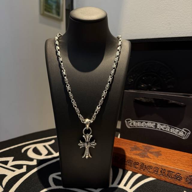 New Arrival, Department Store Quality Chrome Hearts Cross Necklace,Full Diamond