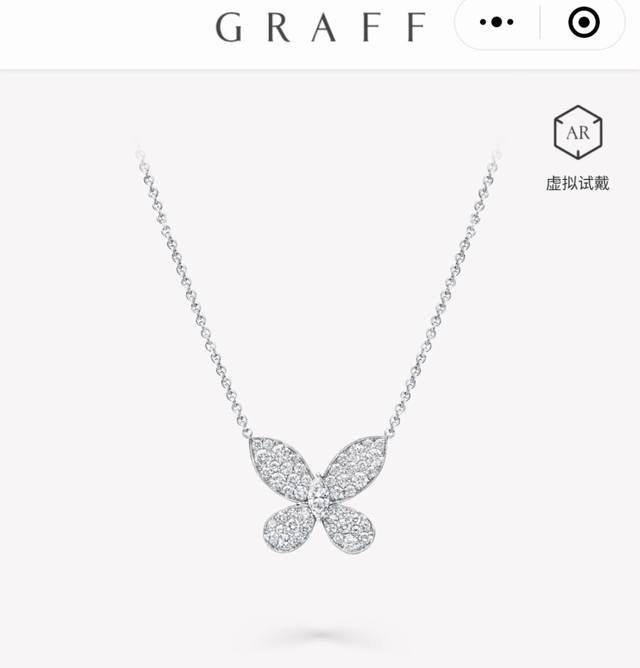 Graff Necklace High-End Jewelry Custom-Made Simulated Diamond Series Exuding Lux
