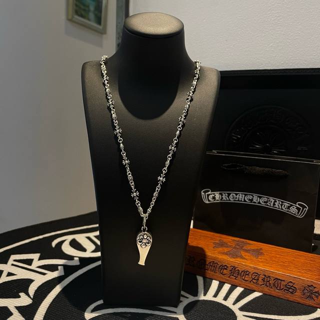 New Arrival, Counter Quality Chrome Hearts Cross Heart Classic Retro Multi-Eleme