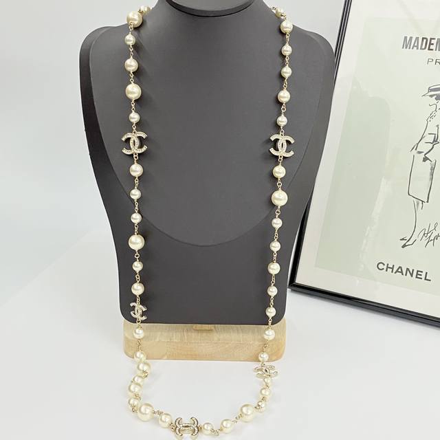 Code N309 Chanel Necklace Hot New Arrival Chan Classic Five-Flower Double C Ligh