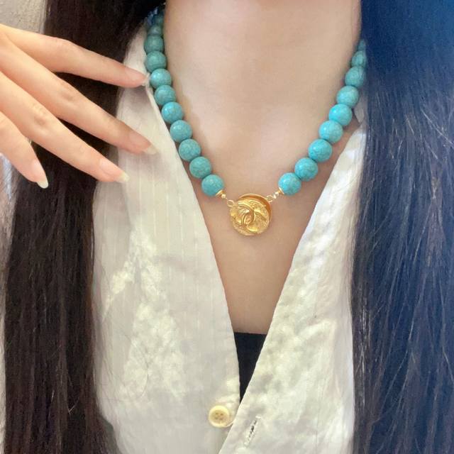 Chanel Round Double C Necklace
