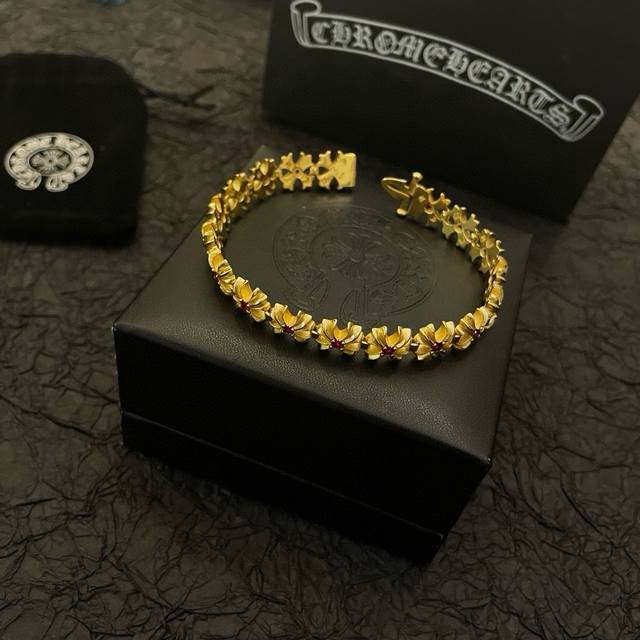 New Arrival, Counter Quality Chrome Hearts Classic Retro Pink Diamond Cross Flow
