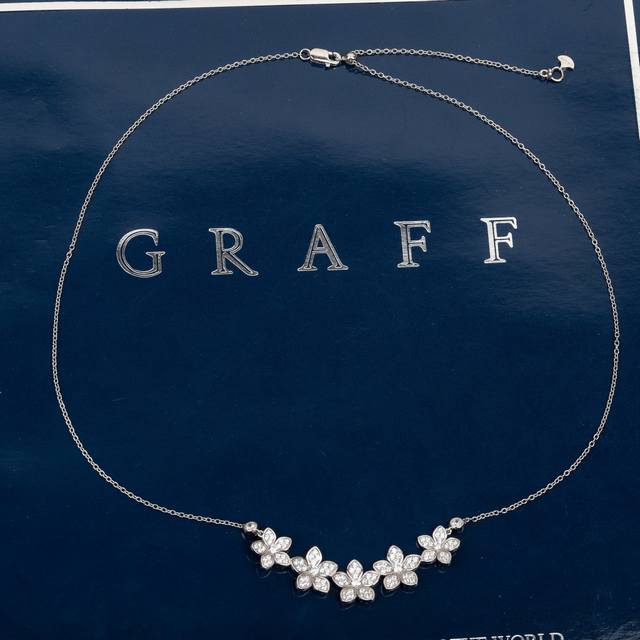 Our Product: Five-Flower Necklace, Customizable In 18K Gold With Real Diamonds.