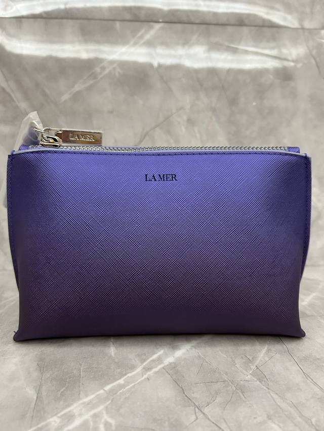 Ready To Ship La Mer Sample Set Of Five With Purple Makeup Bag!Includes: 30Ml Fa