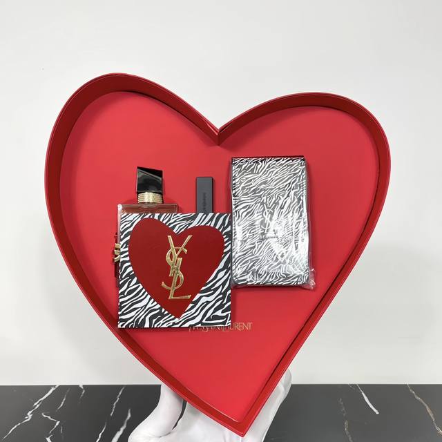 Counter Quality Saint Laurent Lipstick Perfume Gift Set For The Qixi Festival Wi