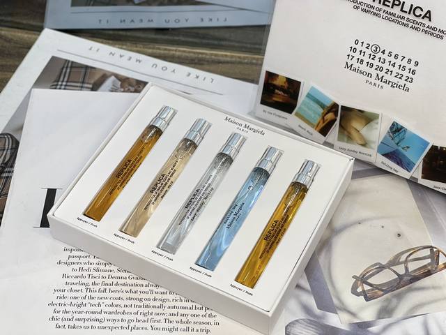Counter Quality Maison Martin Margiela Test Tube Perfume Set, 5 10Ml, With Spray