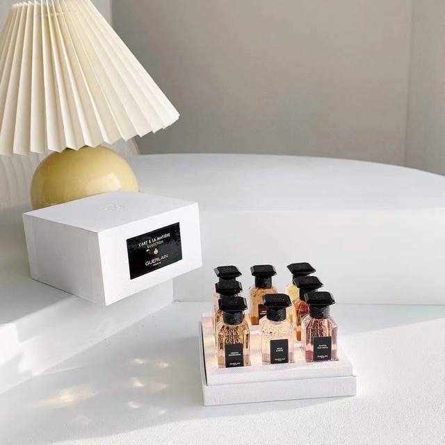 Counter Quality Guerlain Q Fragrance 8-Piece Set, Perfume Sample Gift Box. Every