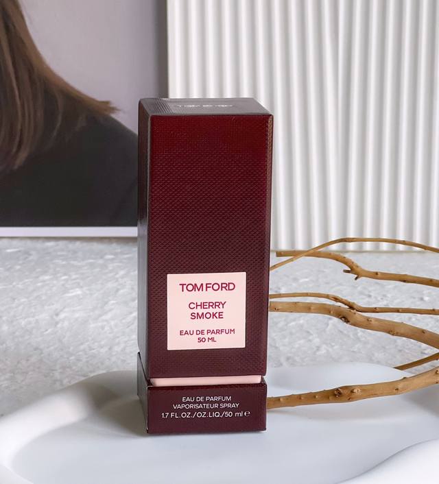 Counter Quality Tf Smoky Cherry 50Ml Ripe Black Cherries Intertwined With The Ri