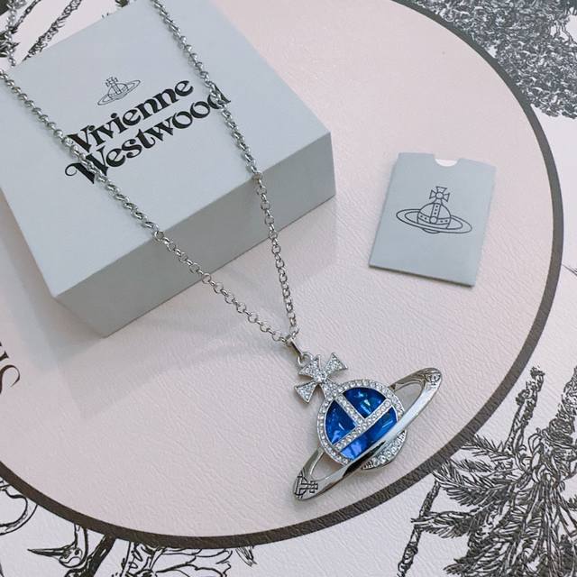 Vivienne Westwood Saturn Necklace! British Fashion Designer, The Mother Of Punk