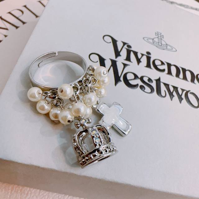 Vivienne Westwood Saturn Ring! Adjustable Size. British Fashion Designer, The Mo