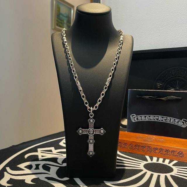 New Arrival: Chrome Hearts Classic Retro Bamboo Letter Necklace With Dragon Head