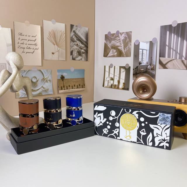Ready To Ship Latifa Perfume Sample 30Ml 3-Piece Set Black Box! Includes: 3*30Ml