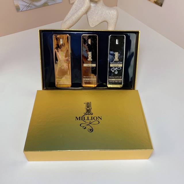 Special Offer: Paco Rabanne Millionaire Men's Perfume Sample Set (30Ml, 3-Piece