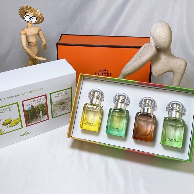 Counter Quality Hermes Garden Nile River Sample Set Of Four Perfumes 30Ml*4, Wit