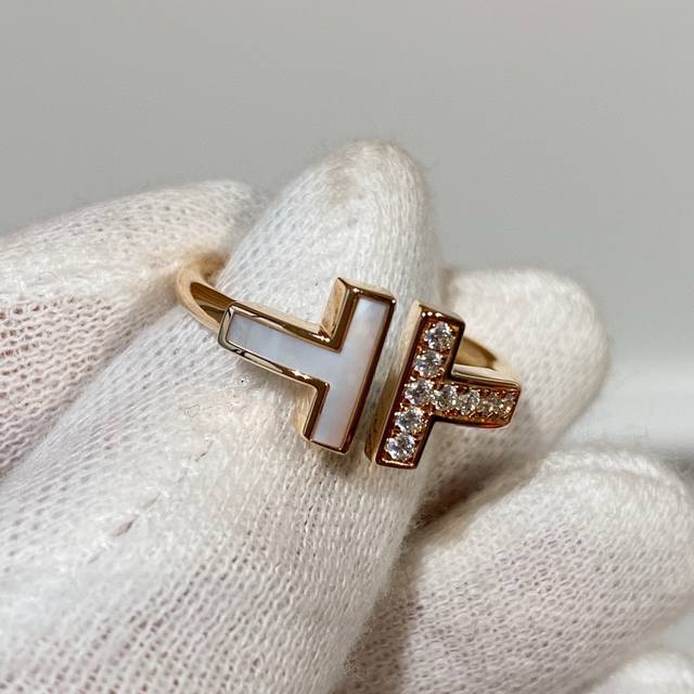 Tiffany Double T Pearl Ring. This New Series, Whether Rings Or Bracelets, Is Sel