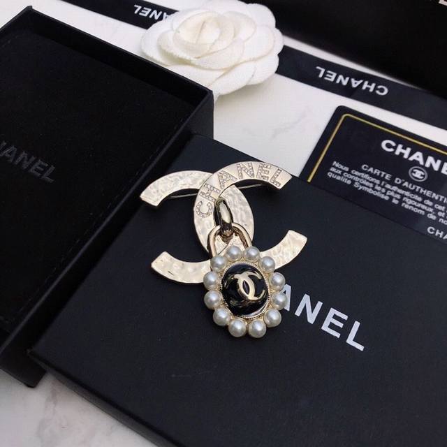Chanel New Large Double C Brooch Original Custom Design, Rich Texture, Absolutel