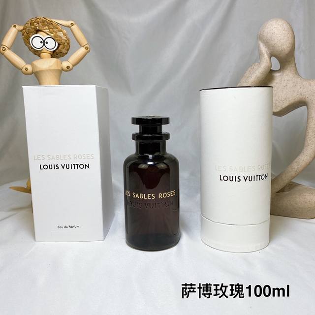 Counter Quality Lv Limited Edition Black Bottle Perfume 100Ml Sabre Rose Lv Limi