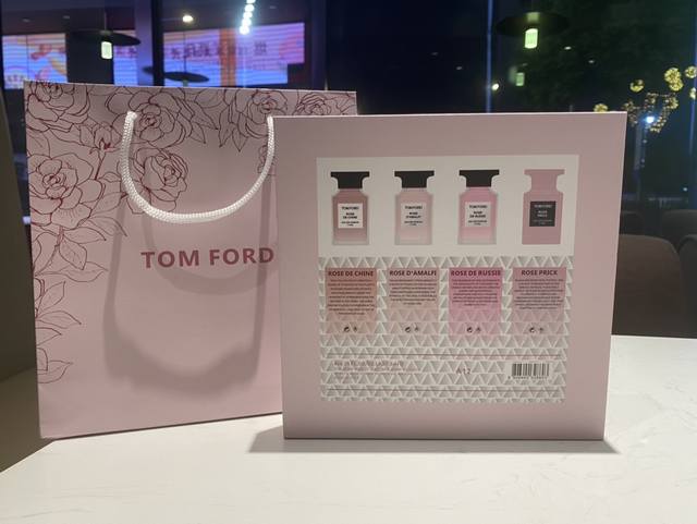 Counter Quality, Comes With A Counter Gift Box! New Tf Perfume Mini Set 7.5Ml Ro