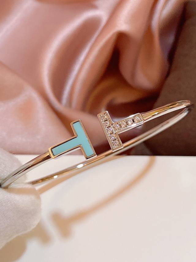Logo Double T Bracelet: How To Choose? Turquoise Paired With Diamonds, Tiffany L