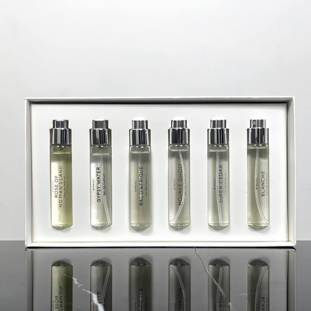 Counter Quality Bairui De Test Tube Perfume Sample Set Of 6 With Chinese Labels